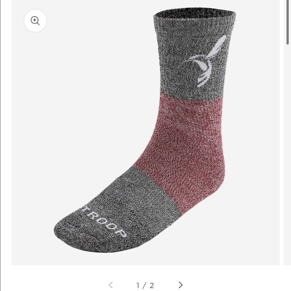 TROOP Women's Crew Sock Oxblood, comfy, new